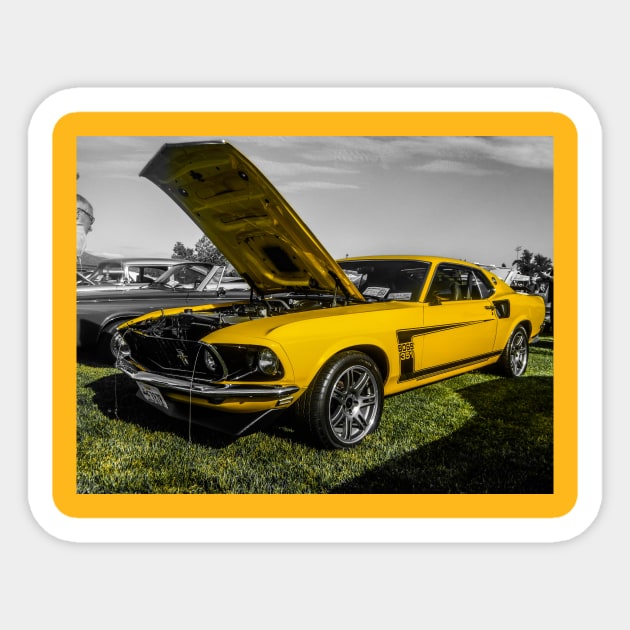 Mustang like a Boss Sticker by Hot Rod America
